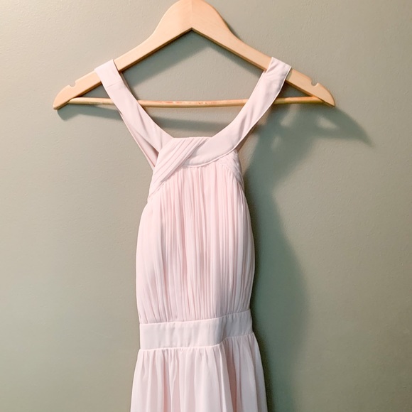 Little Mistress Light Dusty Pink Floral Maxi Dress - Picture 2 of 13